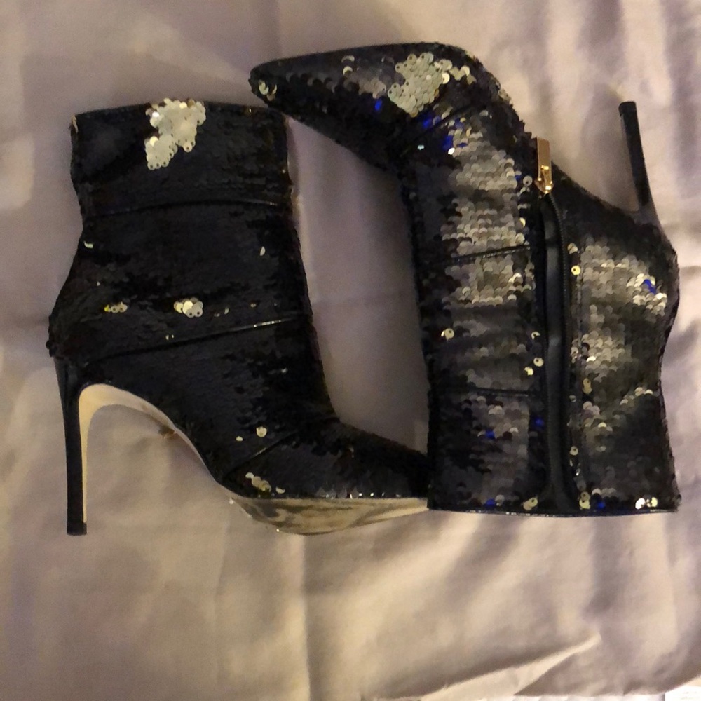 Sequined boots